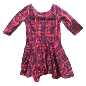 Tea Collection Red Roses Fit and Flair Dress, EUC, Sz 6 (6A)